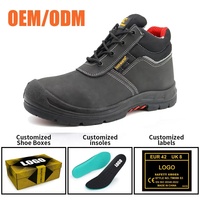 Chaussures de sécurité pour hommes Tiger Master Hro, résistantes aux acides, antidérapantes, avec semelle en caoutchouc, embout en acier, anti-perforation, pour l'industrie pétrolière et minière, CE S1P