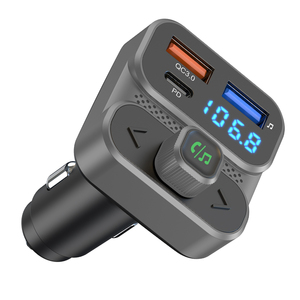 Giá rẻ xách tay không dây xe <span class=keywords><strong>Kit</strong></span> cho <span class=keywords><strong>Bluetooth</strong></span> MP3 máy nghe nhạc xe FM Transmitter sạc nhanh 2 cổng USB APE PC - Product Image 5