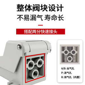 วาล์วเท้าลม Pneulead รุ่น 23 24 25 02 แบบสองตำแหน่งห้าทาง สำหรับใช้งานในอุตสาหกรรม - Product Image 5