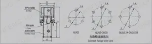 QUQ2油圧エアフィルター油圧オイルタンクエアブリーザーフィラープラグブレスフィルター