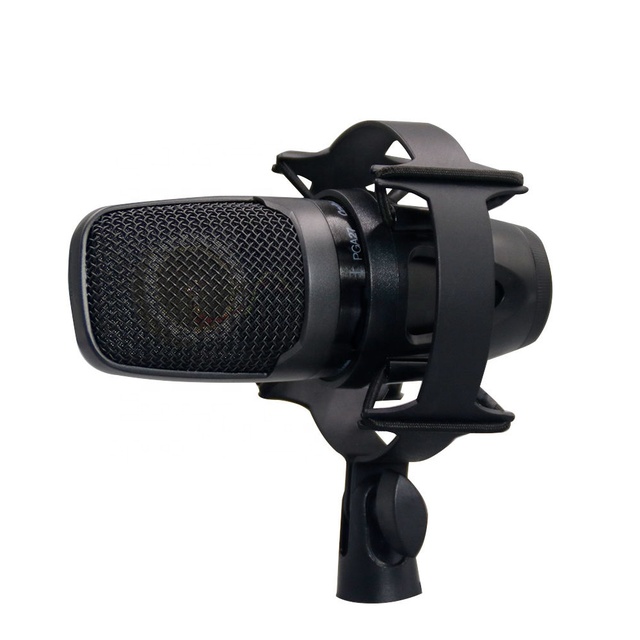 Professional PGA27 Electret Condenser Microphone Cardioid Large Diaphragm Mic for Karaoke Studio Performance