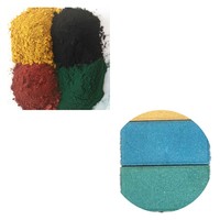 Poudre de pigment oxyde de fer colorant brique