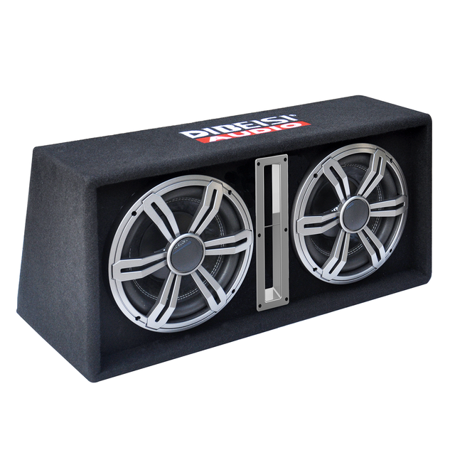 DIBEISI High Quality Car Active Subwoofer Box Enclosure 12 Inch RMS 300W Strong Bass Peak 600W 8" Car Ported Subwoofer