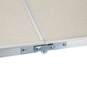 하이 퀄리티 경량 알루미늄 및 MDF 휴대용 접이식 테이블 높이 조정 야외 캠핑 및 피크닉 가구 - Product Image 4