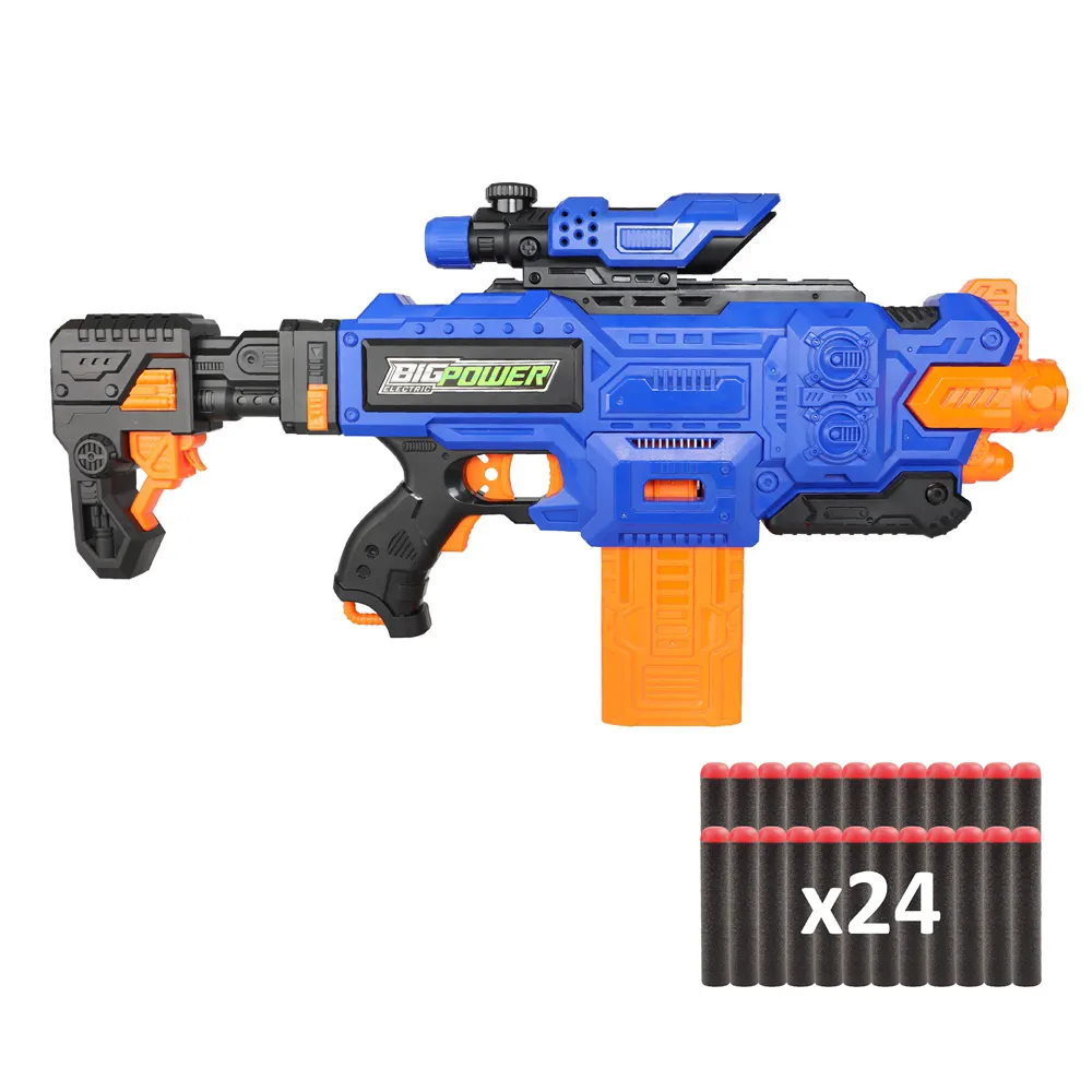 2in1 Kids Gun Toy Water Bullets 45cmEVA Soft Bullet Tool Elite P5C7 SH C0M9 E2Y4 