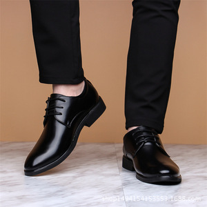 Offre Spéciale chaussures en cuir pour hommes bon marché <span class=keywords><strong>grande</strong></span> <span class=keywords><strong>taille</strong></span> 44 costumes d'affaires tendance britannique chaussures en cuir Pu pour hommes - Product Image 3