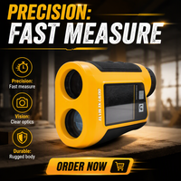 Télémètre laser de golf industriel Elvis 8X TK-U1000 avec mesure de pente, portée 1000m, 905nm, mesure d'inclinaison, IP54, rechargeable, garantie 1 an