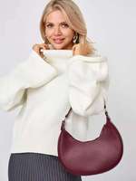 Cardigan élégant pour femme en maille unie à col roulé, coupe ajustée, manches cloche larges, anti-rétrécissement, en polyester