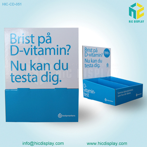 Cmyk bán buôn hộp hiển thị các tông với Móc giấy sóng truy cập PDQ hộp hiển thị cho siêu thị - Product Image 3