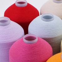 Hilo de Cachemira 100% al por Mayor, Multicolores, Suave y Cálido para Invierno, Hilo de Cachemira Pura de Cabra para Tejer a Máquina, para Suéteres y Bufandas de Mujer