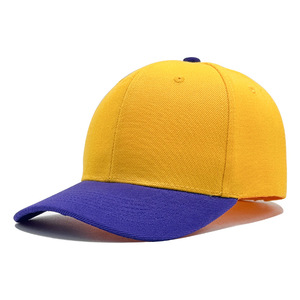 Casquette de camionneur personnalisée à bas prix compétitif de haute qualité contraste colorblock deux tons broderie 6 panneaux casquette de baseball sports - Product Image 5
