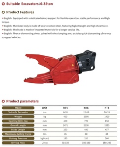Cisaille hydraulique robuste pour la démolition de ferraille, idéale pour les déchiqueteuses de voitures – Offre Spéciale - Product Image 6