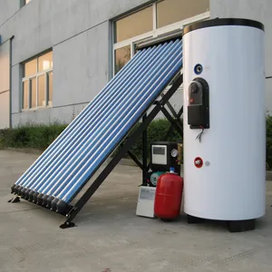 500L分体式增压太阳能热水器，分离式压力太阳能热水器，太阳能阳台收集