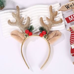 Factory Children's Christmas Cloth <b>Dress</b> Headband with Buckle Spring Design Customized Fashionable Zhejiang Party Decorations - Product Image 3