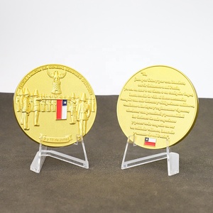 Moneta Commemorativa 3D in Metallo Smaltato di <span class=keywords><strong>Alta</strong></span> Qualità con Aquila e Fortezza, Personalizzabile, per Regalo - Product Image 2