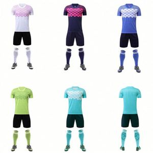 Wholesale <b>Cheap</b> Price <b>Light</b> Blue Unisex Football Kits Sports Uniforms Plus Size Quick Dry Breathable 100% Polyester - Product Image 4