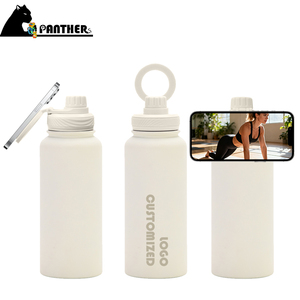 Bình giữ nhiệt từ tính giữ nóng lạnh 1 lít, bình nước thép không gỉ, nhãn hiệu riêng, bình nước sinh thái, bình nước thể thao - Product Image 1