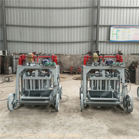 Type de ponte Machine de fabrication de blocs de béton mobiles QMY4-45 Nouvelle condition Machines de fabrication de briques creuses Argile crue