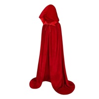 Cape en tissu d'Halloween pour adultes et enfants, style européen et américain, accessoires de déguisement de Diable, Sorcier, Démon, Vampire