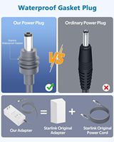 Alimentation AC-DC Starlink Mini 60W, Chargeur 30V 2A, Adaptateur de Remplacement, Prise US EU, Convertisseur Élévateur de Tension, Charge Rapide Portable pour VR