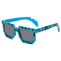 Lunettes de soleil carrées rétro à carreaux floraux les plus vendues pour hommes et femmes, verres optiques UV400 tendance pour le commerce transfrontalier AliExpress