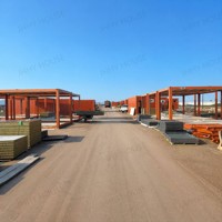 Maison préfabriquée en conteneur à emballage plat avec un design moderne et une garantie d'un an pour les camps miniers et les bureaux