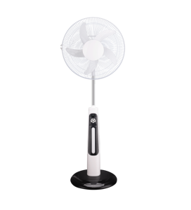 18 بوصة مروحة قائمة قابلة لإعادة الشحن مع جهاز تحكم عن بعد Led مروحة ACDC فندق منزلي في الهواء الطلق - Product Image 4