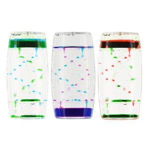 Juguetes Sensoriales de Tubo de Burbujas Personalizados para Niños, Temporizador de Movimiento de Líquido de Doble Color para Promoción - Product Image 3