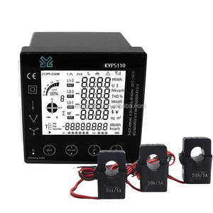 Modbus RS485 đa chức năng DIDO Bảng điều chỉnh Power <span class=keywords><strong>Meter</strong></span> Power Monitor điện thông số Analyzer 96x96 Mét - Product Image 1