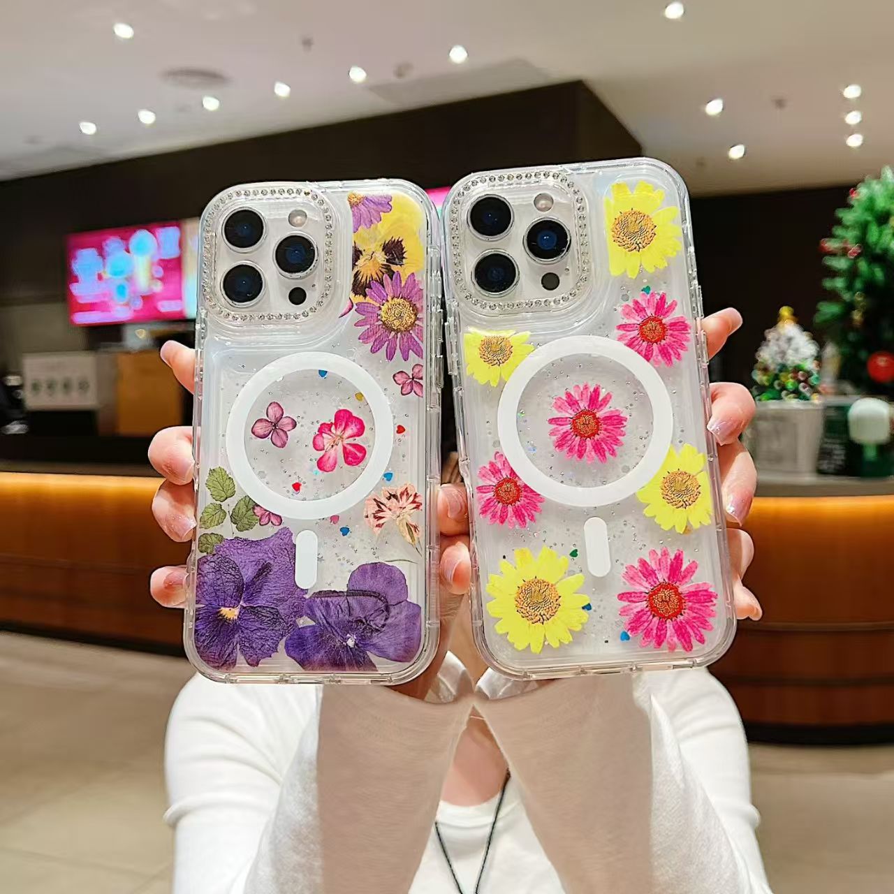Giallo e rosa rosa