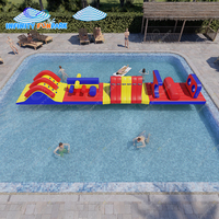 Parc aquatique aquatique flottant gonflable Jeux aquatiques Plates-formes gonflables bon marché Trampoline aquatique pour enfants