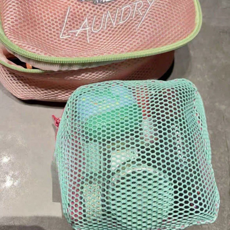Bolsa de malla verde menta [color dopamina]
