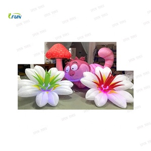 Trang trí ngoài trời Inflatable Led treo hoa mô hình nghệ thuật cho bữa tiệc/sân khấu/sự kiện đám cưới/Công viên chủ đề - Product Image 5