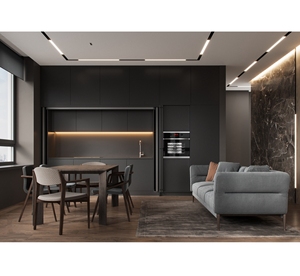 Nuevo apartamento de laca de puerta de hardware de panel cajón el plato del Gabinete de cocina - Product Image 1