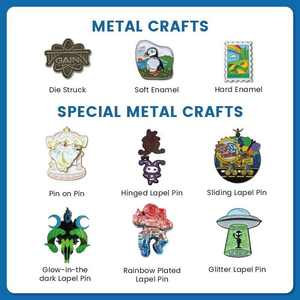 Vitrina de Aleación de Zinc para Colección de Pins de Anime, Diseño Moderno y Antiguo, Presentación de <span class=keywords><strong>Serie</strong></span> <span class=keywords><strong>Completa</strong></span> - Product Image 4