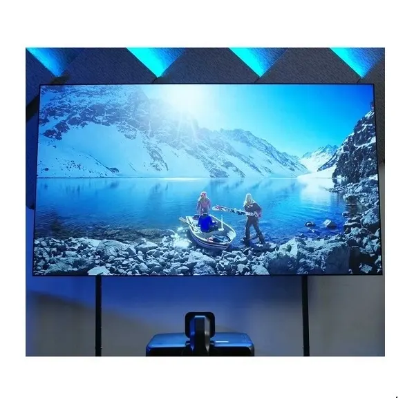 4K PET Crystal 120 inch Ambient light rejecting projection screen for Laser ultra-short throw projector