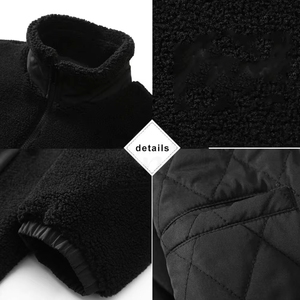 Chaqueta Polar Sherpa Cálida y Holgada con Capucha para Hombre, con Bolsillo con Cierre, Personalizada para Caza, Resistente al Viento - Product Image 6