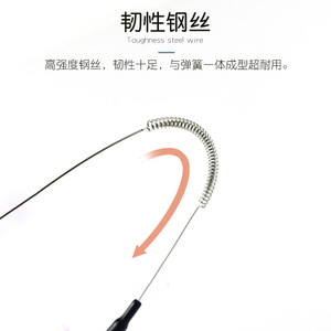 Vente directe d'usine de bâtonnets à plumes dégradées à ressort pour chat, jouets pour chat extensibles, jouets à gratter et à mâcher pour chat. - Product Image 2
