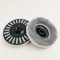 Disque abrasif en alumine céramique haute dureté de 4,5 pouces de diamètre, à poils de 3/4, 12000 tr/min, pour l'élimination des revêtements grossiers sur grandes surfaces