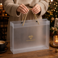 Sac à main en plastique transparent léger et pratique à double poignée, fabriqué par un professionnel, idéal pour les mariages