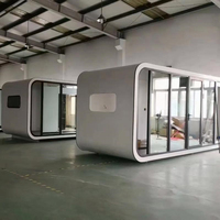 Maison préfabriquée modulaire moderne Apple Cabin 20ft 40ft pour Glamping, Resort et Village de Vacances