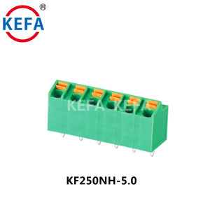 KEFA KF250NH-5.0 PA66plastic <strong>Newest</strong> Design <strong>Wire</strong> With 300V/8A Single Row Needle PCB SpringTerminal <strong>Block</strong> - Product Image 2