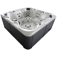 Nordic Balboa Control Whirlpool Massage 7 personnes Spas extérieurs Bain à remous