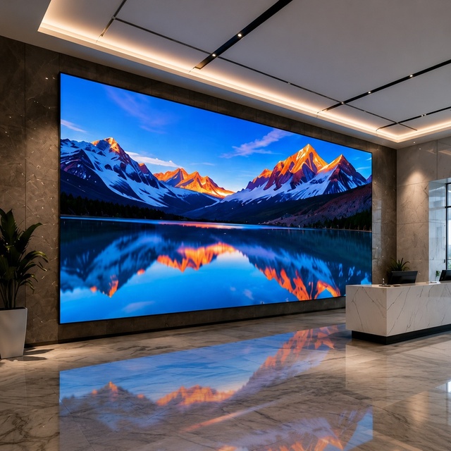 Indoor LED Display Panel P1.86 P2 P2.5 4K Video Wall Screen for Retail Stores/Churches/Conference Rooms