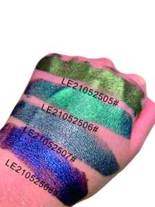 Palette de fards <span class=keywords><strong>à</strong></span> paupières scintillants <span class=keywords><strong>à</strong></span> label privé, poudre, logo personnalisé, imperméable, longue tenue, effet caméléon, maquillage pour les yeux - Product Image 2