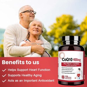 Hohe Absorption CoQ10 400mg plus PQQ L-Carnitin Antioxidans Herz gesundheits unterstützung für Schwangere 120 Kapseln Coenzym Q10 - Product Image 2