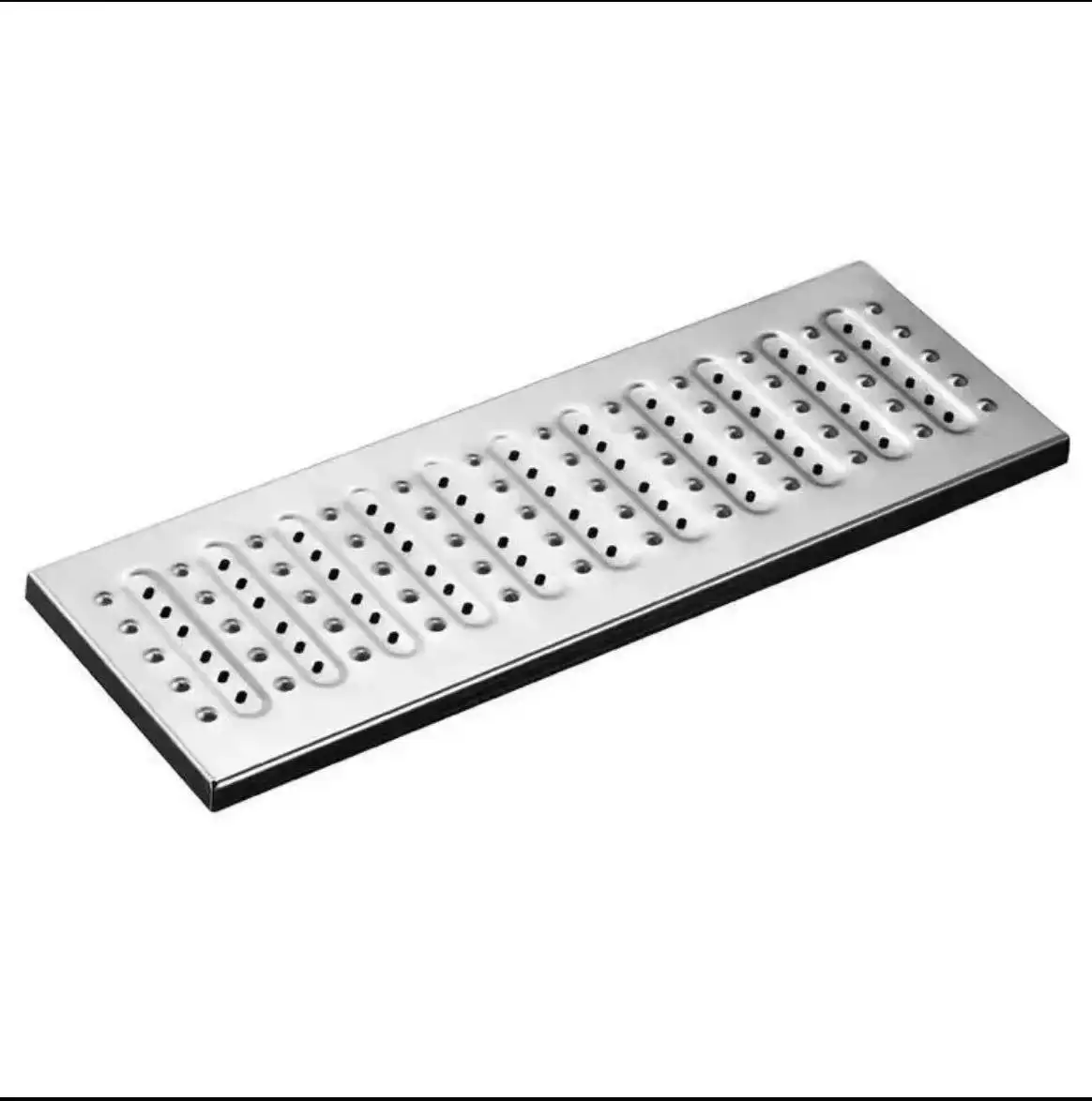 Galvanized Trench Drain Grating Cover  Well Cover for Outdoor Walkway Side