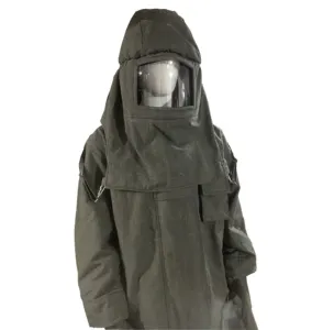 उच्च तापमान अग्निरोधक आग सुरक्षा गर्मी प्रतिरोधी कपड़े निविड़ अंधकार अग्निरोधक औद्योगिक अग्निशमन सूट