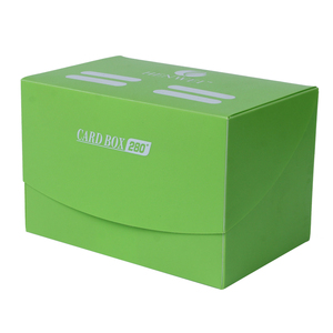 HENWEI PP Plastic Customized Beauty Flip Big Capacity Deck Game Folding Card Storage Box
