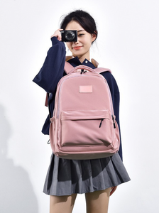 <b>Black</b> <b>Waterproof</b> Oxford Women <b>Backpack</b> Laptop Travel School Bag Zipper Softback Daypack - Product Image 2